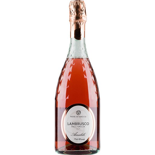 Lambrusco Rose Di Bacco Roze, 0.75L Lambrusco Rose Di Bacco Roze, 0.75L