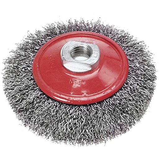 Perie sarma VERTO, 100mm, M14, inox Perie sarma VERTO, 100mm, M14, inox
