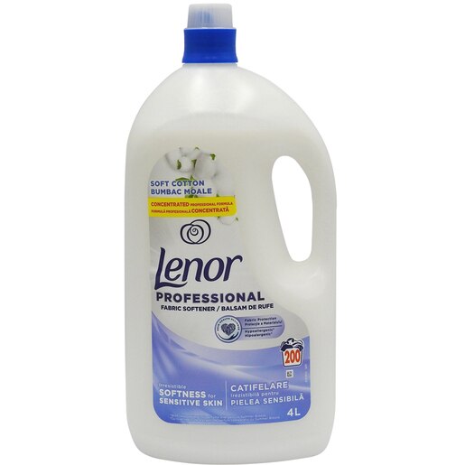 Balsam de rufe LENOR Professional Soft Cotton, 4 l, 200 spalari Balsam de rufe LENOR Professional Soft Cotton, 4 l, 200 spalari