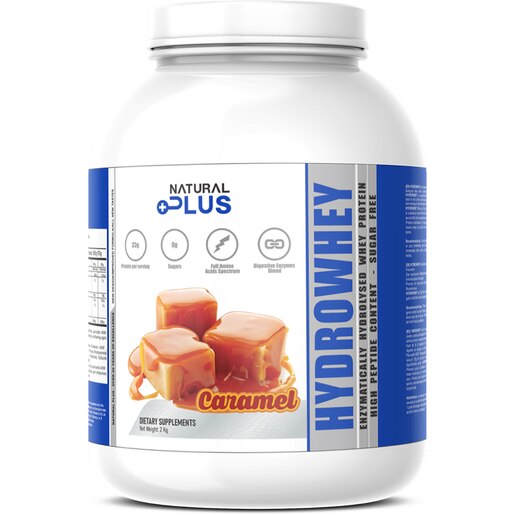 Pudra proteica Hydrowhey Protein, caramel, 2 kg, NATURAL PLUS Pudra proteica Hydrowhey Protein, caramel, 2 kg, NATURAL PLUS