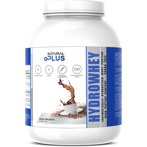 Pudra proteica Hydrowhey Protein, cafea, 2 kg, NATURAL PLUS Pudra proteica Hydrowhey Protein, cafea, 2 kg, NATURAL PLUS