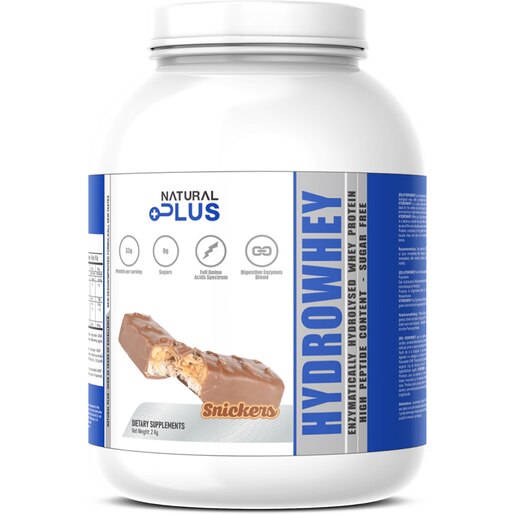 Pudra proteica Hydrowhey Protein, snickers, 2 kg, NATURAL PLUS Pudra proteica Hydrowhey Protein, snickers, 2 kg, NATURAL PLUS