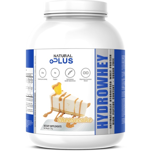 Pudra proteica Hydrowhey Protein, cheesecake, 2 kg, NATURAL PLUS Pudra proteica Hydrowhey Protein, cheesecake, 2 kg, NATURAL PLUS