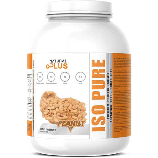 Pudra proteica Iso Pure Protein, snickers, 2 kg, NATURAL PLUS Pudra proteica Iso Pure Protein, snickers, 2 kg, NATURAL PLUS