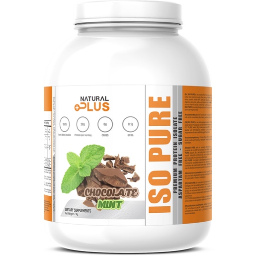 Pudra proteica Iso Pure Protein, ciocolata, 2 kg, NATURAL PLUS Pudra proteica Iso Pure Protein, ciocolata, 2 kg, NATURAL PLUS
