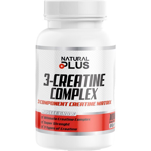 Creatina-3 Complex, 100 capsule, NATURAL PLUS Creatina-3 Complex, 100 capsule, NATURAL PLUS