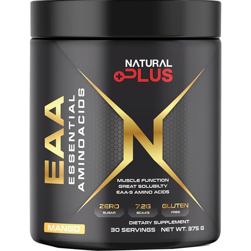 Aminoacizi esentiali EAA, mango, 375 g, NATURAL PLUS Aminoacizi esentiali EAA, mango, 375 g, NATURAL PLUS