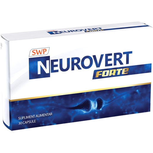 Supliment alimentar Neurovert Forte, 30 capsule moi, SUN WAVE PHARMA Supliment alimentar Neurovert Forte, 30 capsule moi, SUN WAVE PHARMA