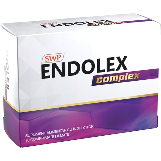Supliment alimentar Endolex Complex, 30 comprimate filmate, SUN WAVE PHARMA Supliment alimentar Endolex Complex, 30 comprimate filmate, SUN WAVE PHARMA