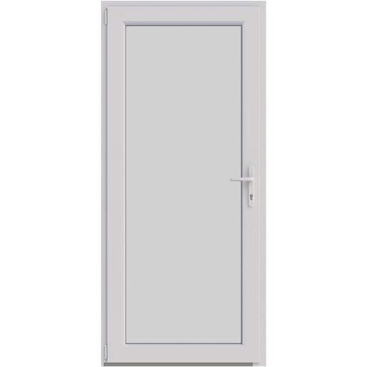 Usa intrare APLAST, fara geam, stanga, PVC, 88 x 195 cm, alb Usa intrare APLAST, fara geam, stanga, PVC, 88 x 195 cm, alb