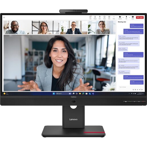 Monitor LED IPS LENOVO ThinkVision T27QD-4v, 27", QHD, 120Hz, boxe, pivot, negru Monitor LED IPS LENOVO ThinkVision T27QD-4v, 27", QHD, 120Hz, boxe, pivot, negru