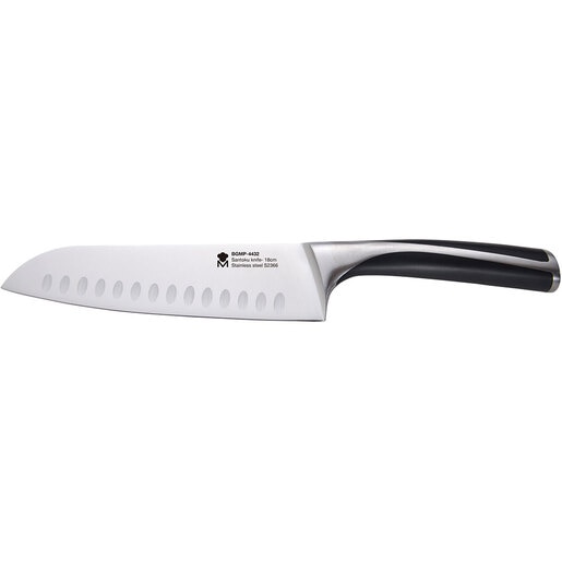 Cutit Santoku MASTERPRO Elegance, 17.5cm, inox, negru Cutit Santoku MASTERPRO Elegance, 17.5cm, inox, negru