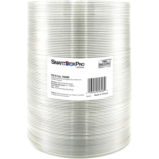 CD-R VERBATIM SmartDisk Pro 69828, 52x, 700MB, 100buc CD-R VERBATIM SmartDisk Pro 69828, 52x, 700MB, 100buc