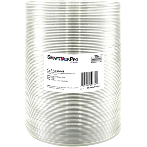 CD-R VERBATIM SmartDisk Pro 69832, 52x, 700MB, 100buc CD-R VERBATIM SmartDisk Pro 69832, 52x, 700MB, 100buc