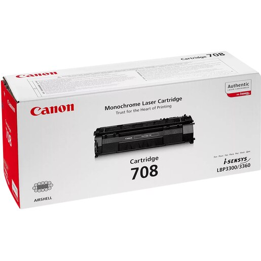 Toner original CANON 708, negru Toner original CANON 708, negru