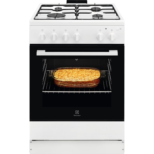 Aragaz ELECTROLUX LKG604012W, 4 arzatoare, Gaz, L 60 cm, Grill, Rotisor, alb Aragaz ELECTROLUX LKG604012W, 4 arzatoare, Gaz, L 60 cm, Grill, Rotisor, alb