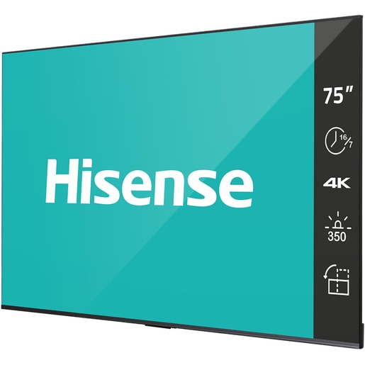 Display profesional HISENSE 75DP30FE, 75", 4K UHD, 60Hz, Wi-Fi, negru Display profesional HISENSE 75DP30FE, 75", 4K UHD, 60Hz, Wi-Fi, negru