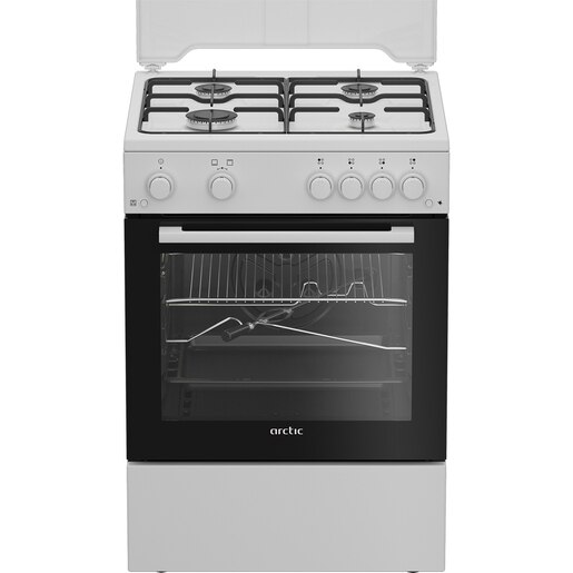 Aragaz ARCTIC ABGM6611DTTL, 4 arzatoare, Gaz, L 60 cm, Grill, Rotisor, alb Aragaz ARCTIC ABGM6611DTTL, 4 arzatoare, Gaz, L 60 cm, Grill, Rotisor, alb