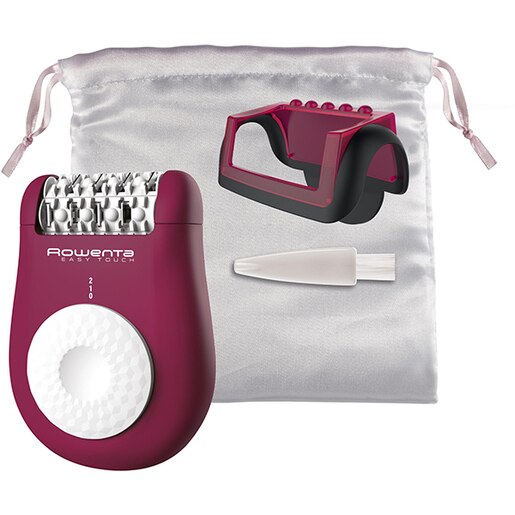 Epilator ROWENTA EP1120F0, 24 pensete, 2 viteze, 3 accesorii, Easy Touch, retea, roz Epilator ROWENTA EP1120F0, 24 pensete, 2 viteze, 3 accesorii, Easy Touch, retea, roz