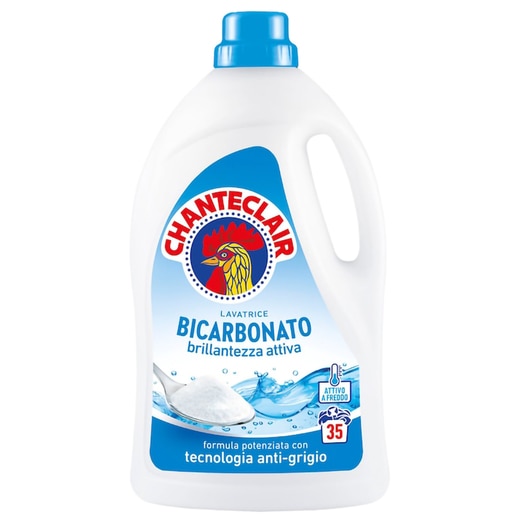 Detergent lichid CHANTECLAIR, Bicarbonat, 1.575 l, 35 spalari Detergent lichid CHANTECLAIR, Bicarbonat, 1.575 l, 35 spalari