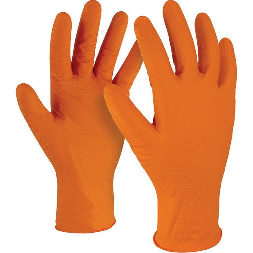 Manusi de protectie KAPRIOL 27762, marimea L, 50 bucati, portocaliu Manusi de protectie KAPRIOL 27762, marimea L, 50 bucati, portocaliu