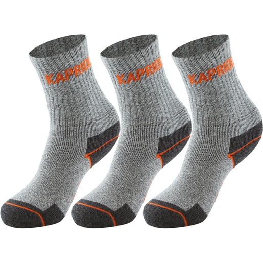 Set 3 perechi sosete KAPRIOL, marimea 39-41, gri Set 3 perechi sosete KAPRIOL, marimea 39-41, gri