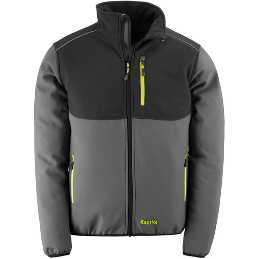 Jacheta KAPRIOL Softshell Kavir, marimea 2XL, gri Jacheta KAPRIOL Softshell Kavir, marimea 2XL, gri