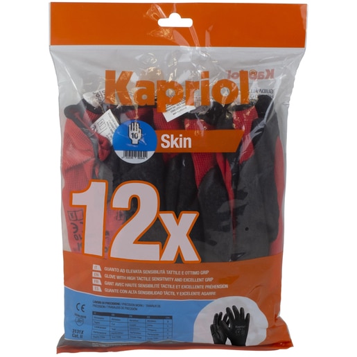 Manusi de protectie KAPRIOL 89004, marimea 10, 12 bucati, negru Manusi de protectie KAPRIOL 89004, marimea 10, 12 bucati, negru