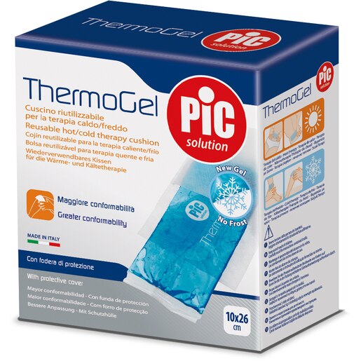 Compresa reutilizabila PIC SOLUTION ThermoGel clasica, terapie cald-rece, 10x26cm Compresa reutilizabila PIC SOLUTION ThermoGel clasica, terapie cald-rece, 10x26cm