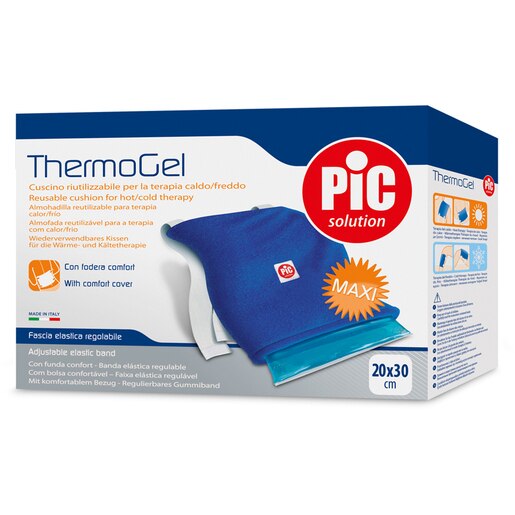 Compresa reutilizabila PIC SOLUTION ThermoGel cu husa protectie, 20x30cm Compresa reutilizabila PIC SOLUTION ThermoGel cu husa protectie, 20x30cm