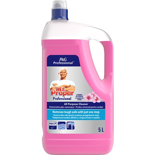 Detergent universal MR. PROPER Professional Cherry Blossom, 5L Detergent universal MR. PROPER Professional Cherry Blossom, 5L