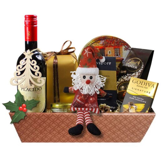 Cos cadou LUXURY BASKETS Craciun Gourmet Premium Placido 9CGPP Cos cadou LUXURY BASKETS Craciun Gourmet Premium Placido 9CGPP
