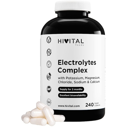 Supliment Complex Electroliti, 240 capsule, HIVITAL Supliment Complex Electroliti, 240 capsule, HIVITAL