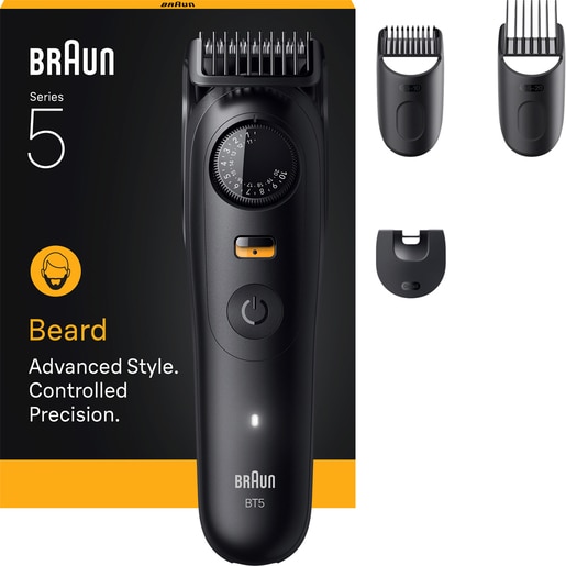 Aparat de tuns barba BRAUN Seria 5 BT5520, acumulator, 120 min autonomie, negru Aparat de tuns barba BRAUN Seria 5 BT5520, acumulator, 120 min autonomie, negru