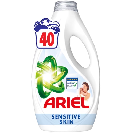 Detergent lichid ARIEL Sensitive, 1.8 l, 40 spalari Detergent lichid ARIEL Sensitive, 1.8 l, 40 spalari