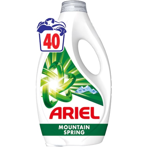 Detergent lichid ARIEL Mountain Spring, 1.8 l, 40 spalari Detergent lichid ARIEL Mountain Spring, 1.8 l, 40 spalari