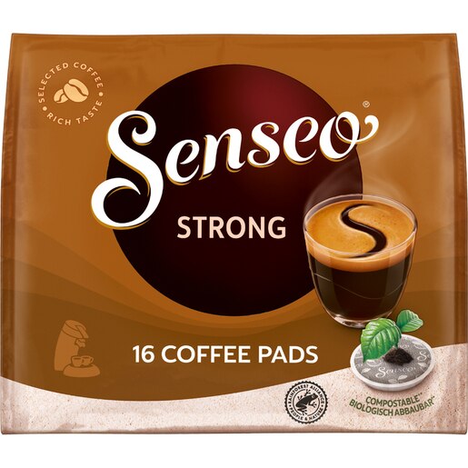 Paduri cafea SENSEO Strong, 16 paduri, 111g Paduri cafea SENSEO Strong, 16 paduri, 111g