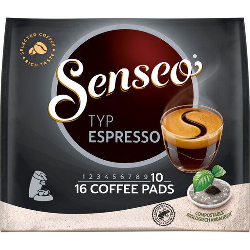 Paduri cafea SENSEO Espresso, 16 paduri 111g Paduri cafea SENSEO Espresso, 16 paduri 111g
