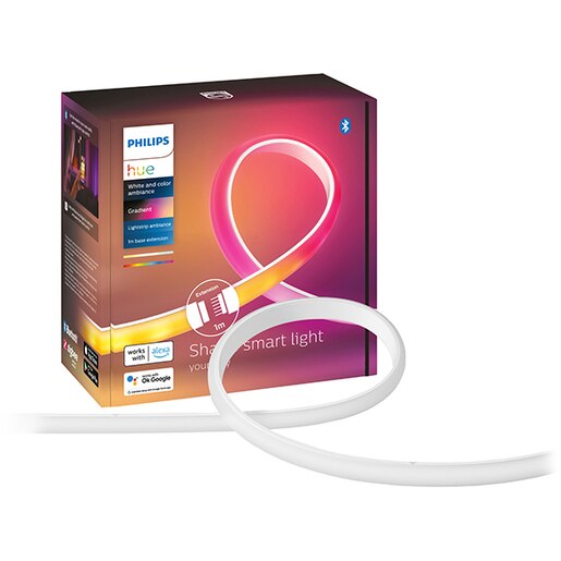 Extensie Banda LED PHILIPS HUE 8719514339989 Gradient Lightstrip Wi-Fi, lumina LED RGB, 12.3W, 1000lm, 1m Extensie Banda LED PHILIPS HUE 8719514339989 Gradient Lightstrip Wi-Fi, lumina LED RGB, 12.3W, 1000lm, 1m