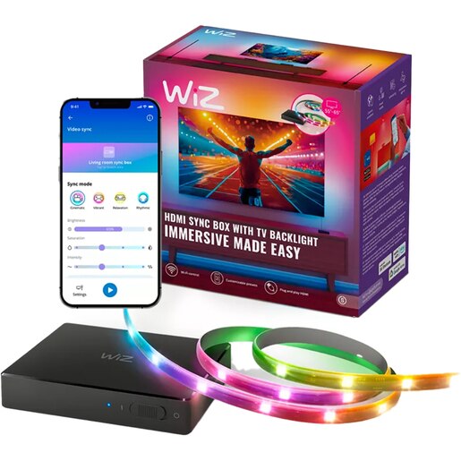Sync Box Starter Kit + Banda LED RGBIC Gradient 55"-65" Sync Box Starter Kit + Banda LED RGBIC Gradient 55"-65"