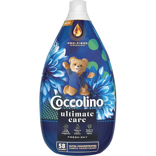Balsam de rufe COCCOLINO Ultimate Care Fresh Sky, 870 ml, 58 spalari Balsam de rufe COCCOLINO Ultimate Care Fresh Sky, 870 ml, 58 spalari