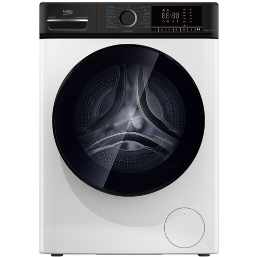 Masina de spalat rufe frontala cu uscator BEKO B1D85364WBEE, SteamCure, 8/5 kg, 1400rpm, Clasa A/D, alb Masina de spalat rufe frontala cu uscator BEKO B1D85364WBEE, SteamCure, 8/5 kg, 1400rpm, Clasa A/D, alb
