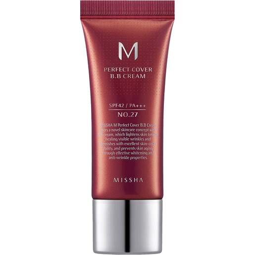 Crema BB MISSHA Perfect Cover SPF 42, 27 Bej miere, 20ml Crema BB MISSHA Perfect Cover SPF 42, 27 Bej miere, 20ml