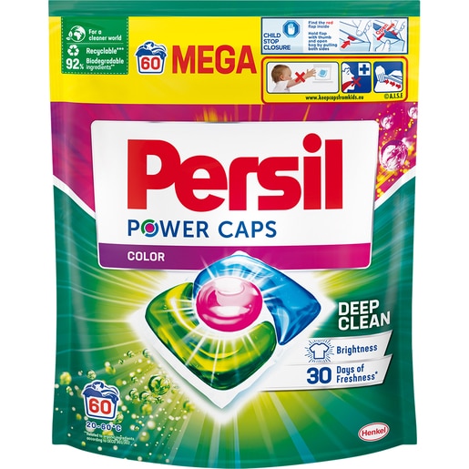 Detergent capsule PERSIL Power Caps Color, 60 spalari Detergent capsule PERSIL Power Caps Color, 60 spalari