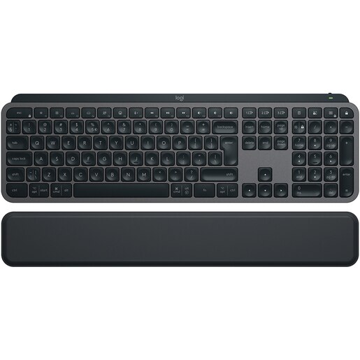 Tastatura Wireless LOGITECH MX Keys S Plus Palmrest, USB, Bluetooth, US INT, Graphite Tastatura Wireless LOGITECH MX Keys S Plus Palmrest, USB, Bluetooth, US INT, Graphite