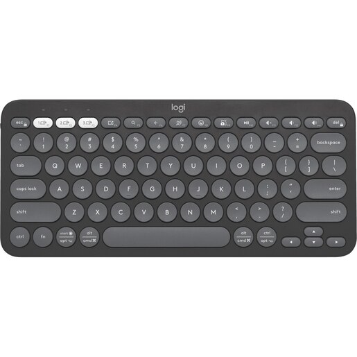 Tastatura Wireless LOGITECH Pebble Keys 2 K380s Multi-Device, Bluetooth, Layout US INT, negru Tastatura Wireless LOGITECH Pebble Keys 2 K380s Multi-Device, Bluetooth, Layout US INT, negru