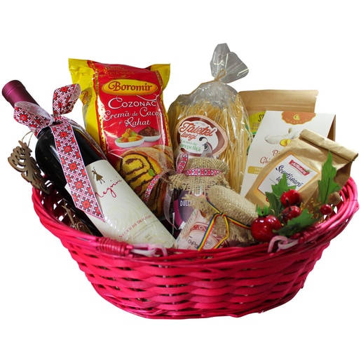 Cos cadou LUXURY BASKETS Drag de Romania 9DDR Cos cadou LUXURY BASKETS Drag de Romania 9DDR
