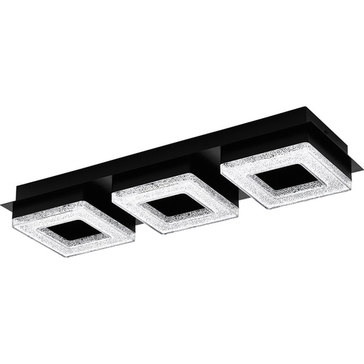 Plafoniera EGLO Fradelo, LED, 3x3.5W, 1200lm, negru Plafoniera EGLO Fradelo, LED, 3x3.5W, 1200lm, negru