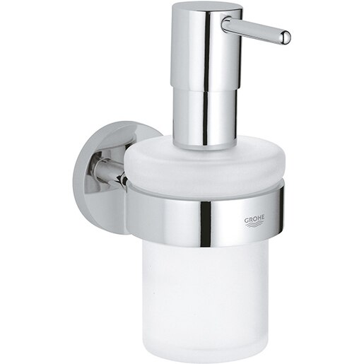 Dispenser sapun lichid GROHE Essentials 40448001, 160 ml, sticla, crom Dispenser sapun lichid GROHE Essentials 40448001, 160 ml, sticla, crom