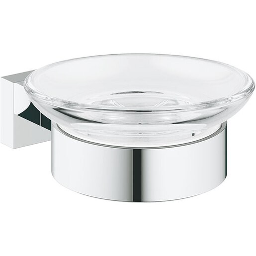 Savoniera GROHE Essentials Cube 40754001, argintiu Savoniera GROHE Essentials Cube 40754001, argintiu